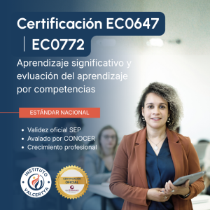 Doble certificación para Docentes (EC0647 y EC0772)